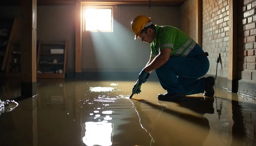 Professional water damage restoration services in Walled Lake, MI